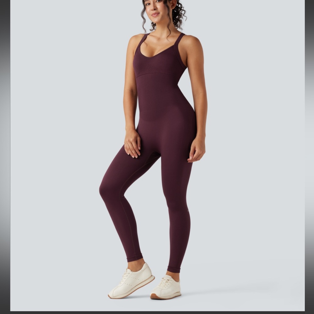 HALARA Seamless Flow Twisted Backless Sleeveless … - image 2